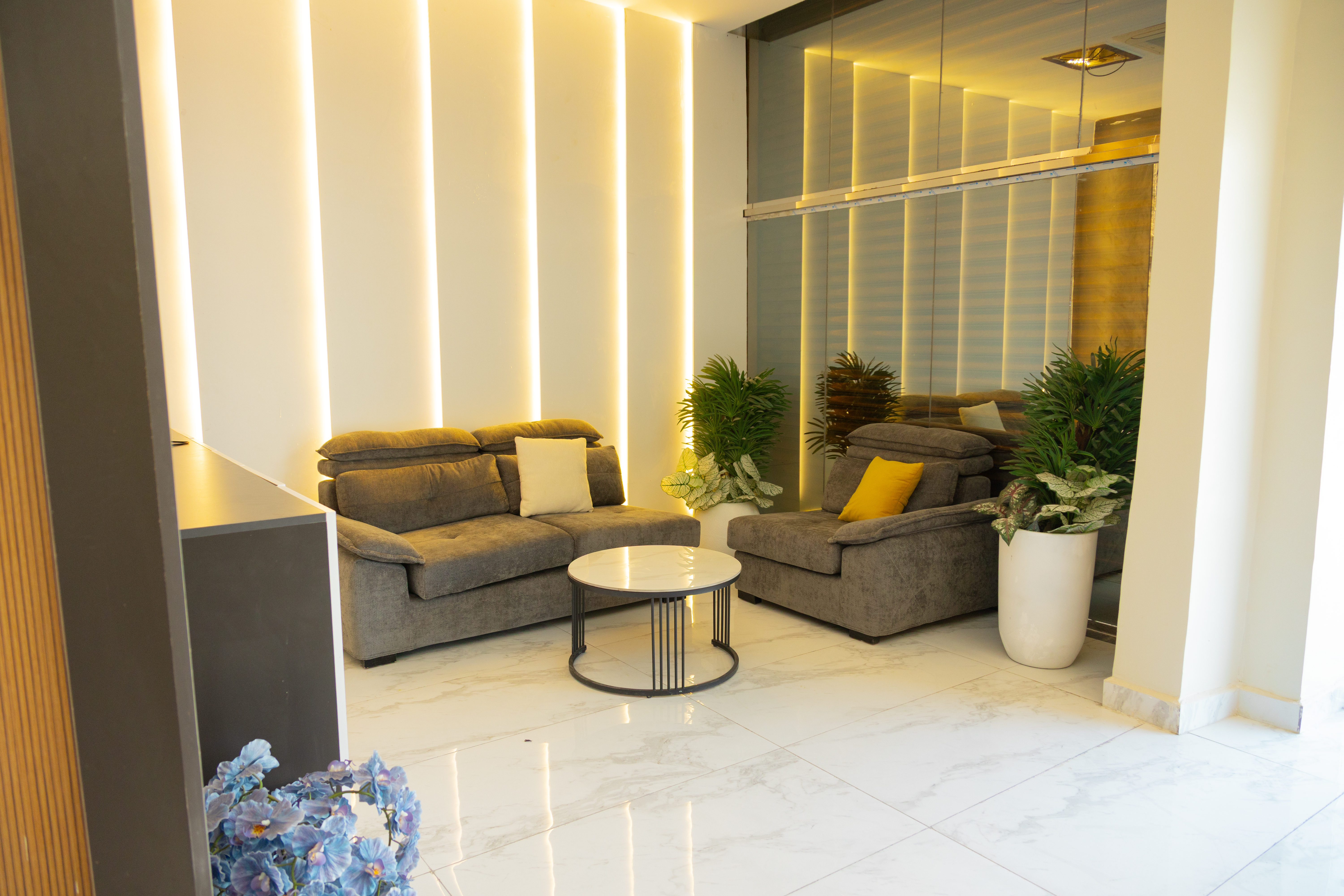 VIP DOUBLE BED AND LIVING ROOM